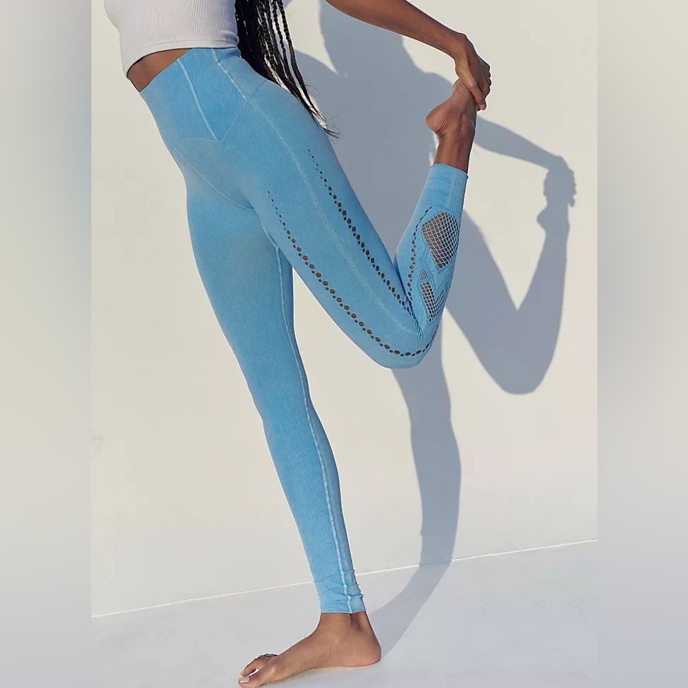 NWOT Free People Movement High-Rise Running Through My Mind Leggings Z514